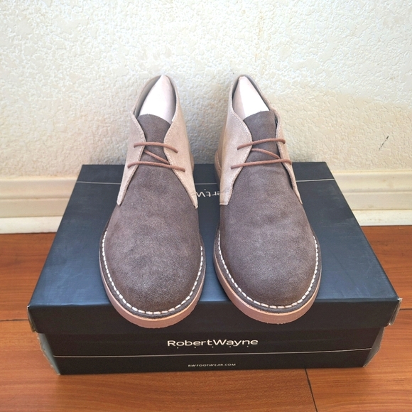 Robert Wayne men's suede boots - Picture 3 of 7